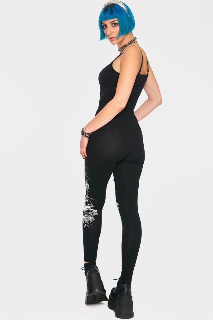 Still Evil Leggings-Jawbreaker-Dark Fashion Clothing