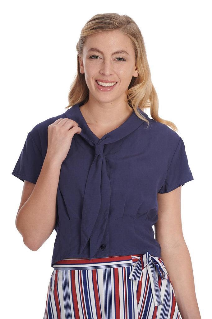 Summer Ahoy Blouse-Banned-Dark Fashion Clothing