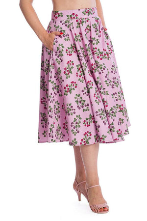 Summer Berry Skirt-Banned-Dark Fashion Clothing