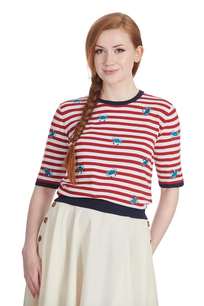 Summer Shell Crab Jumper-Banned-Dark Fashion Clothing