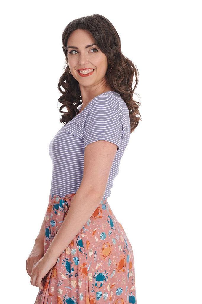 Summer Stripe Top-Banned-Dark Fashion Clothing