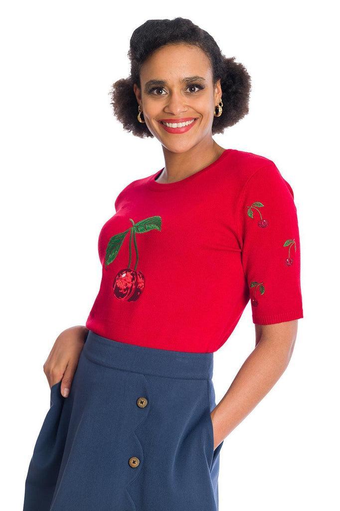 Sweet Summer Cherry Jumper-Banned-Dark Fashion Clothing
