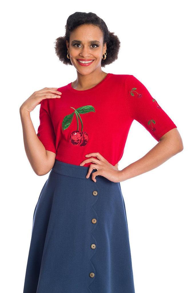 Sweet Summer Cherry Jumper-Banned-Dark Fashion Clothing