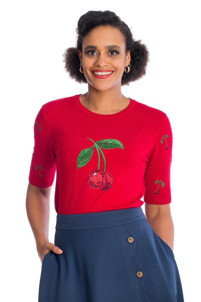 Sweet Summer Cherry Jumper-Banned-Dark Fashion Clothing