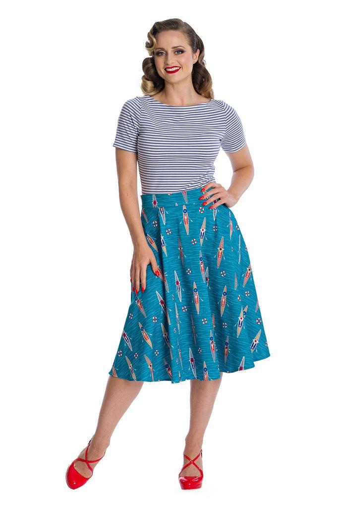 Szizzle Stripe Top-Banned-Dark Fashion Clothing