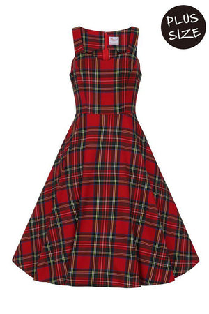 Tartan Girl Dress-Banned-Dark Fashion Clothing