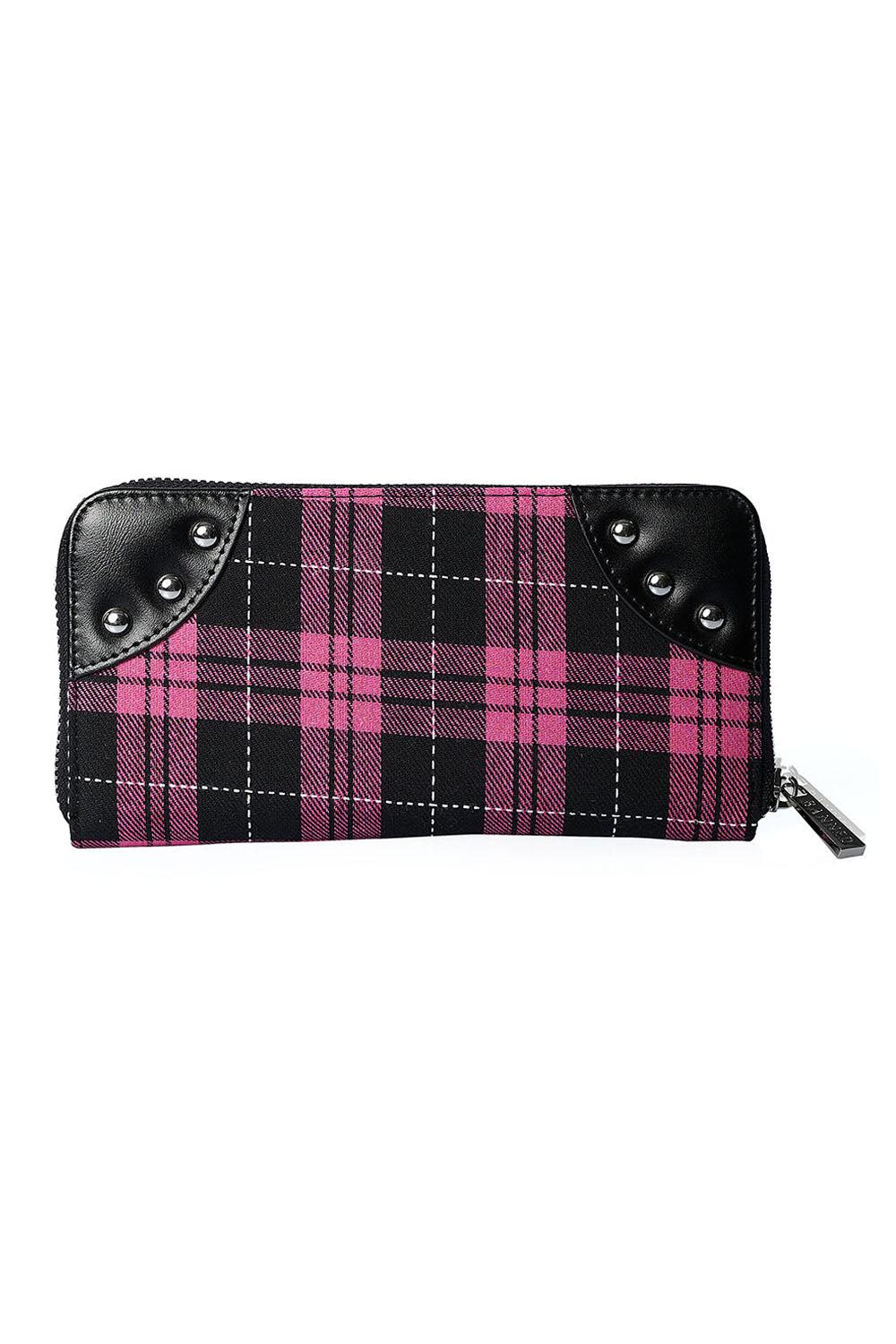Tartan Handcuff Wallet-Banned-Dark Fashion Clothing