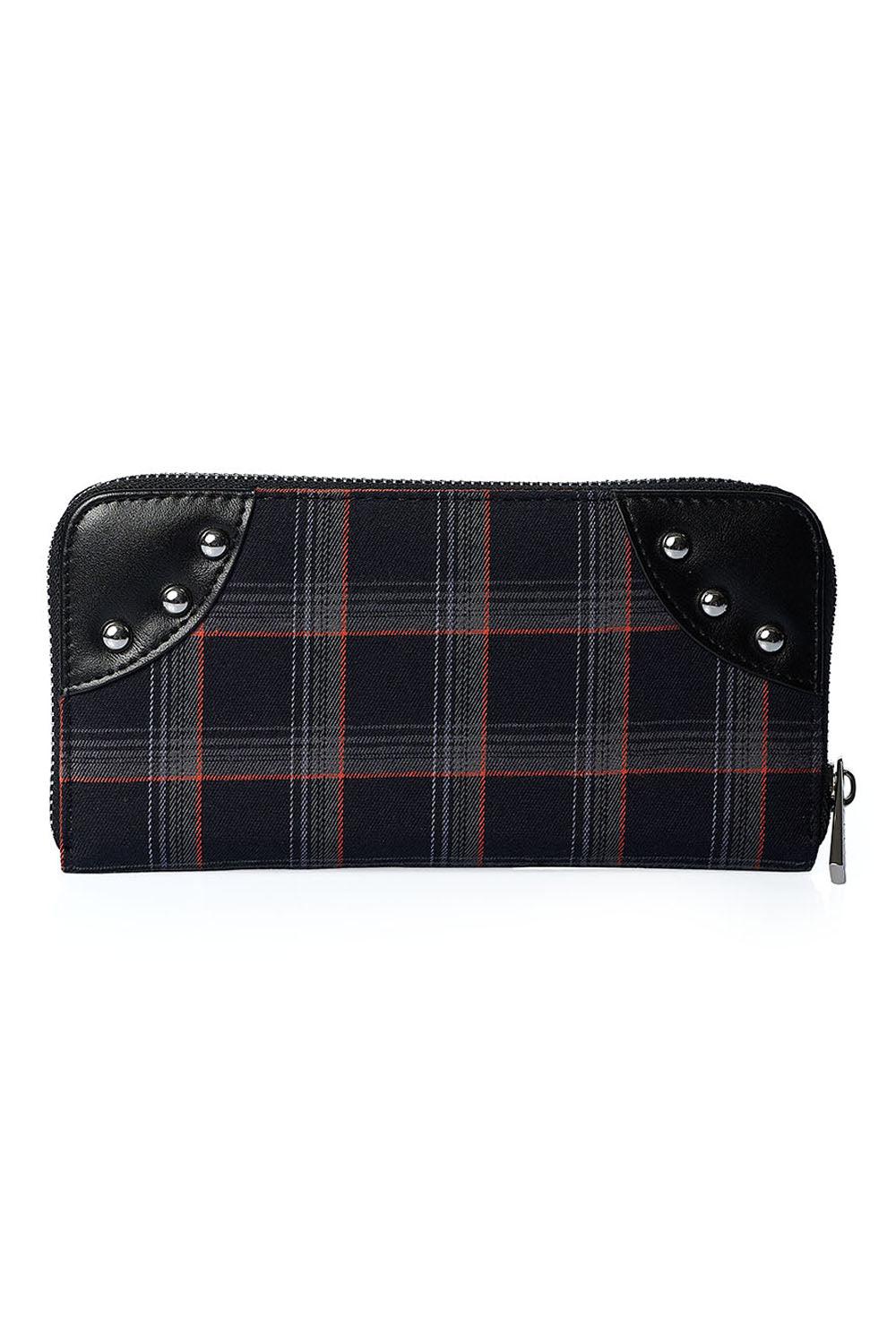 Tartan Handcuff Wallet-Banned-Dark Fashion Clothing