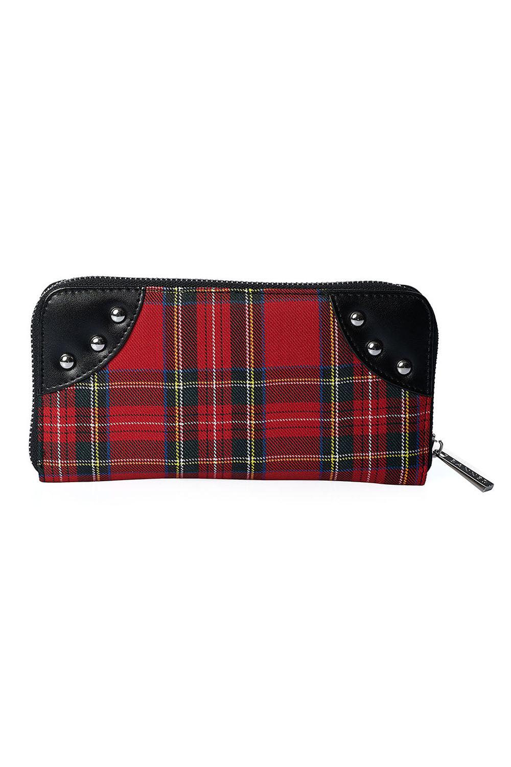 Tartan Handcuff Wallet-Banned-Dark Fashion Clothing