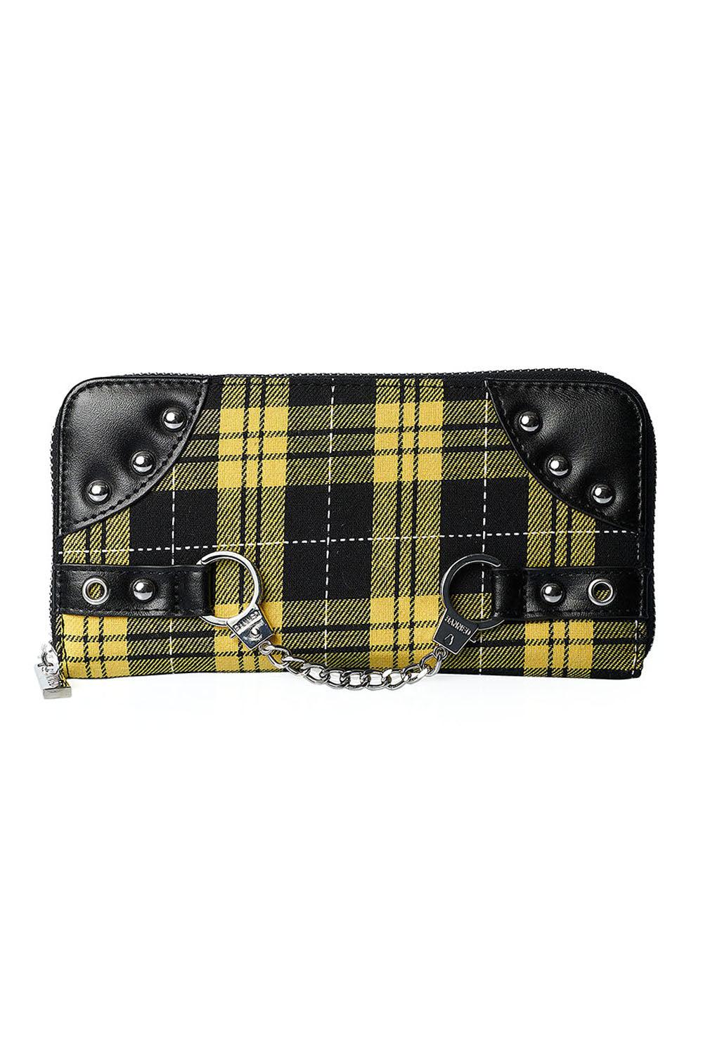 Tartan Handcuff Wallet-Banned-Dark Fashion Clothing