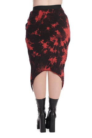 Tears In Heaven Skirt-Banned-Dark Fashion Clothing