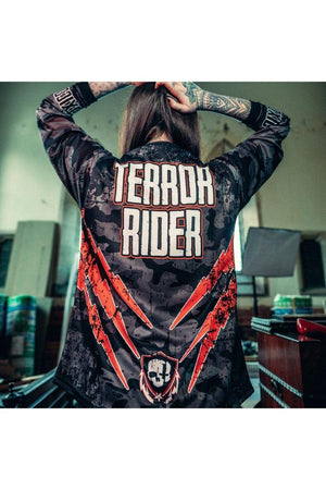 Terror Rider Motocross Jersey-Toxico-Dark Fashion Clothing