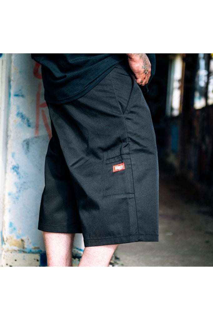 Toxico Work Shorts-Toxico-Dark Fashion Clothing