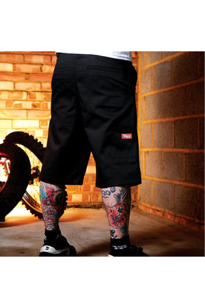 Toxico Work Shorts-Toxico-Dark Fashion Clothing