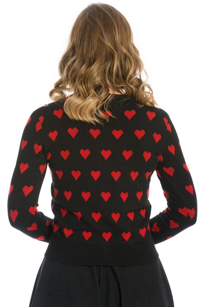 True Love Cardigan-Banned-Dark Fashion Clothing