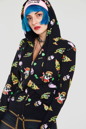 Twisted Fast Food Hoodie-Jawbreaker-Dark Fashion Clothing