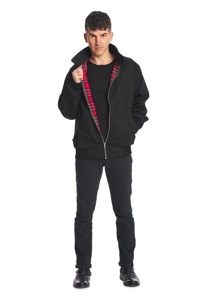 Unisex Harrington Jacket-Banned-Dark Fashion Clothing