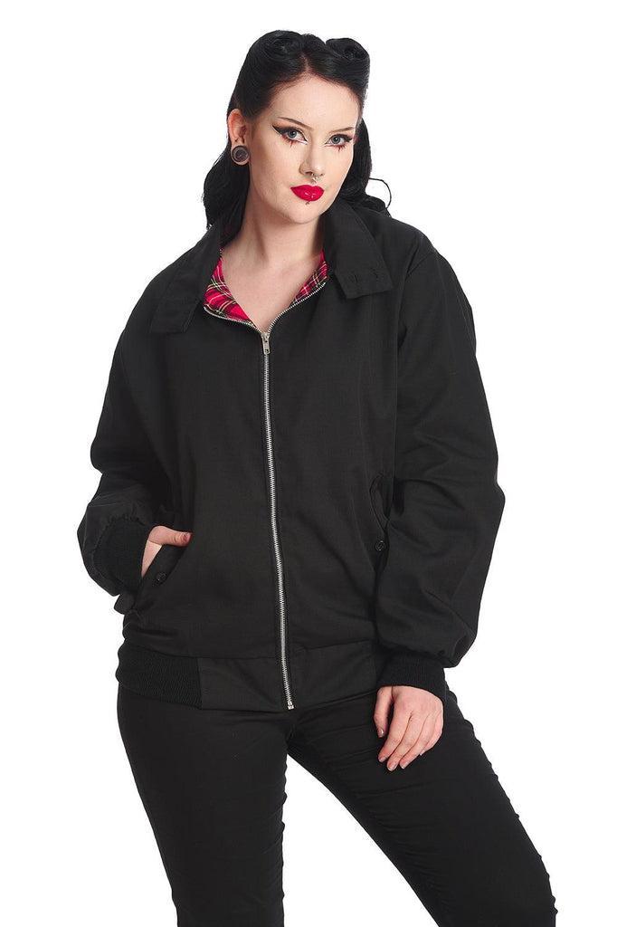 Unisex Harrington Jacket-Banned-Dark Fashion Clothing