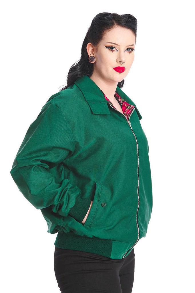 Unisex Harrington Jacket-Banned-Dark Fashion Clothing