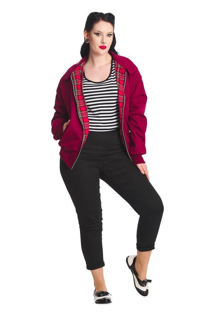 Unisex Harrington Jacket-Banned-Dark Fashion Clothing