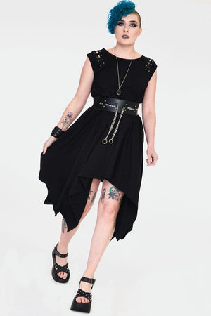 Vampire Midi Dress-Jawbreaker-Dark Fashion Clothing