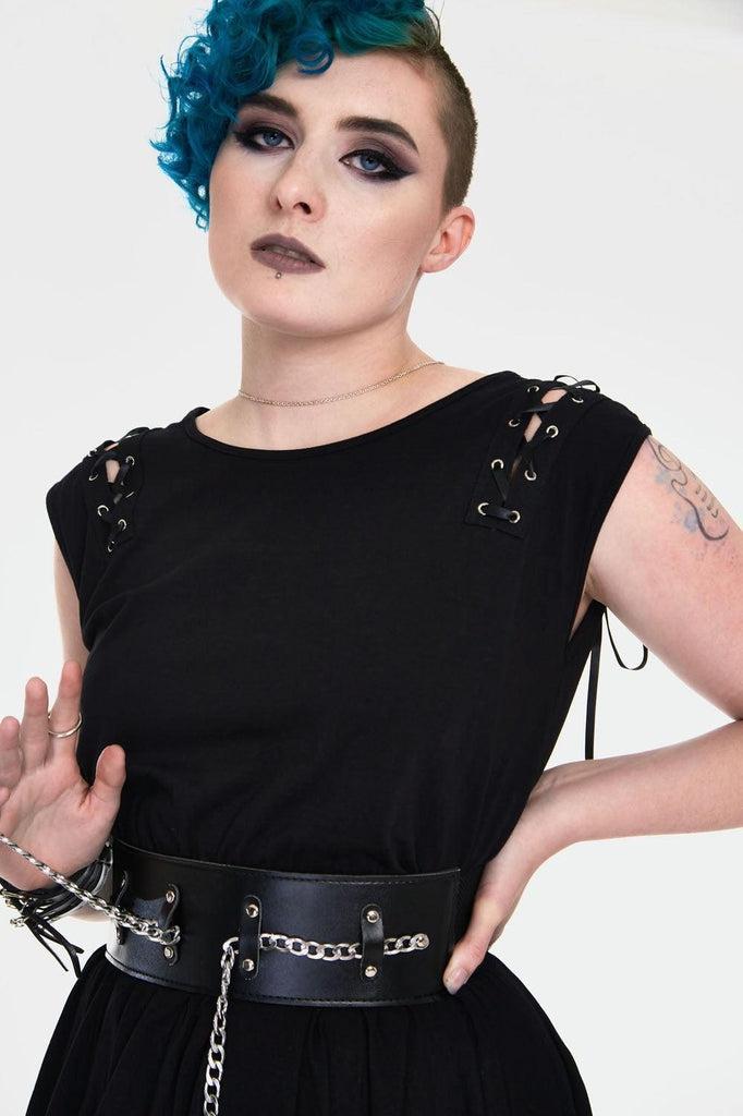 Vampire Midi Dress-Jawbreaker-Dark Fashion Clothing