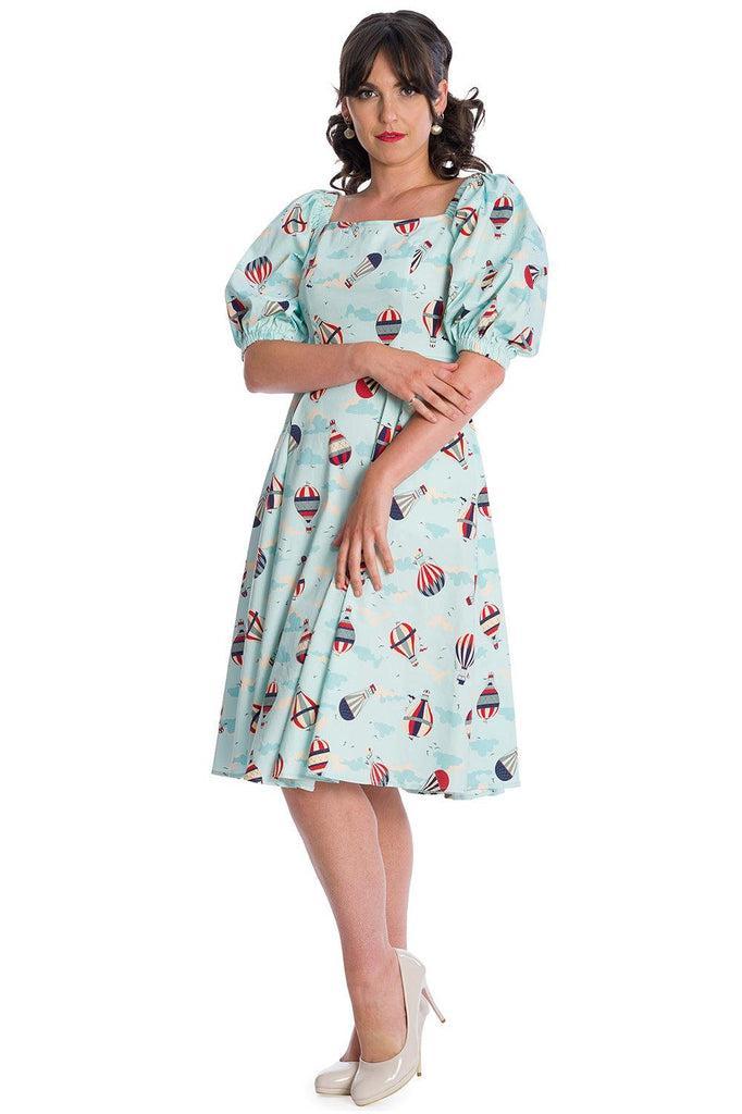 Vintage Globe Dress-Banned-Dark Fashion Clothing