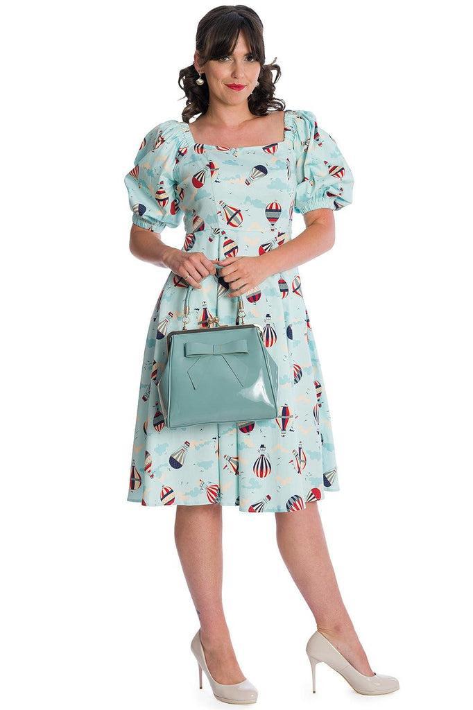 Vintage Globe Dress-Banned-Dark Fashion Clothing