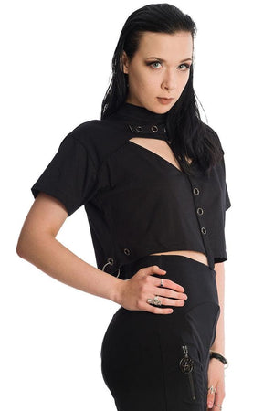 Warlock Top-Banned-Dark Fashion Clothing