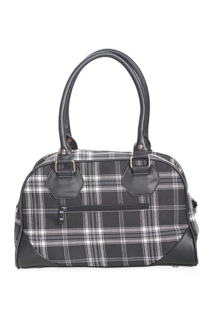 Warren Plaid Handbag-Banned-Dark Fashion Clothing