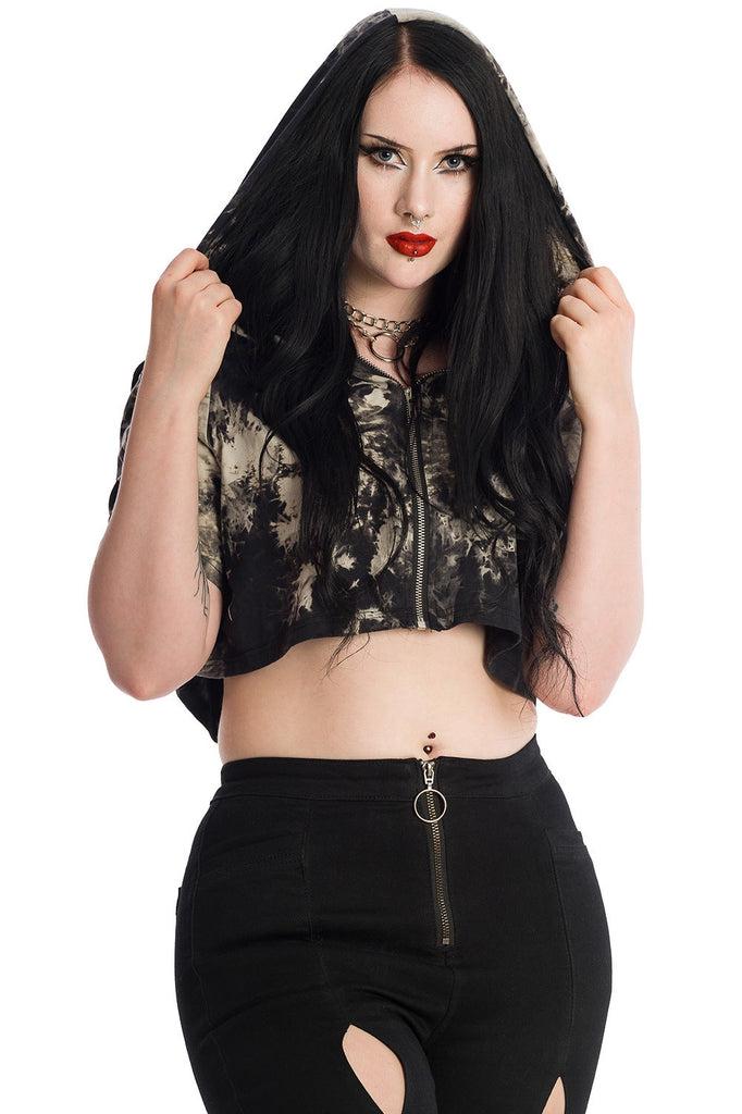 Wasteland Hoodie-Banned-Dark Fashion Clothing