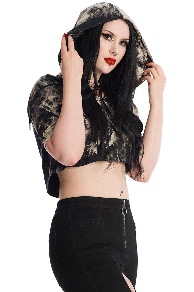 Wasteland Hoodie-Banned-Dark Fashion Clothing