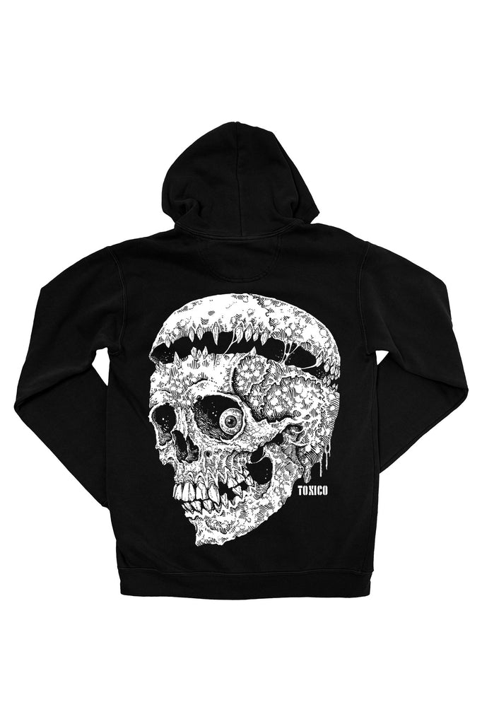 Wasteland Skull Ziphood-Toxico-Dark Fashion Clothing