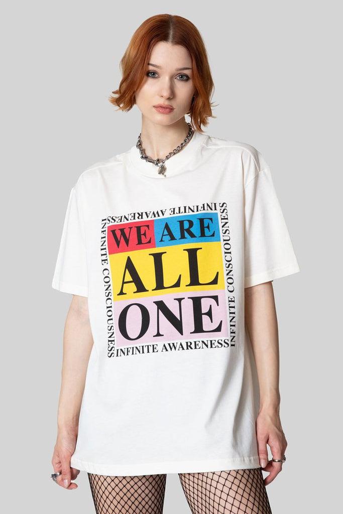 We Are All One T-Shirt - Unisex-Long Clothing-Dark Fashion Clothing