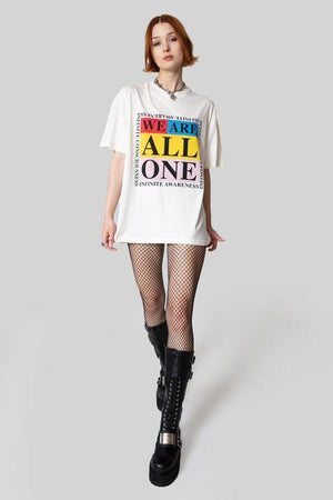 We Are All One T-Shirt - Unisex-Long Clothing-Dark Fashion Clothing