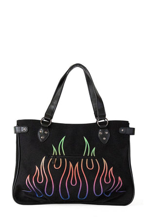 Wicked Dusk Tote Bag-Banned-Dark Fashion Clothing