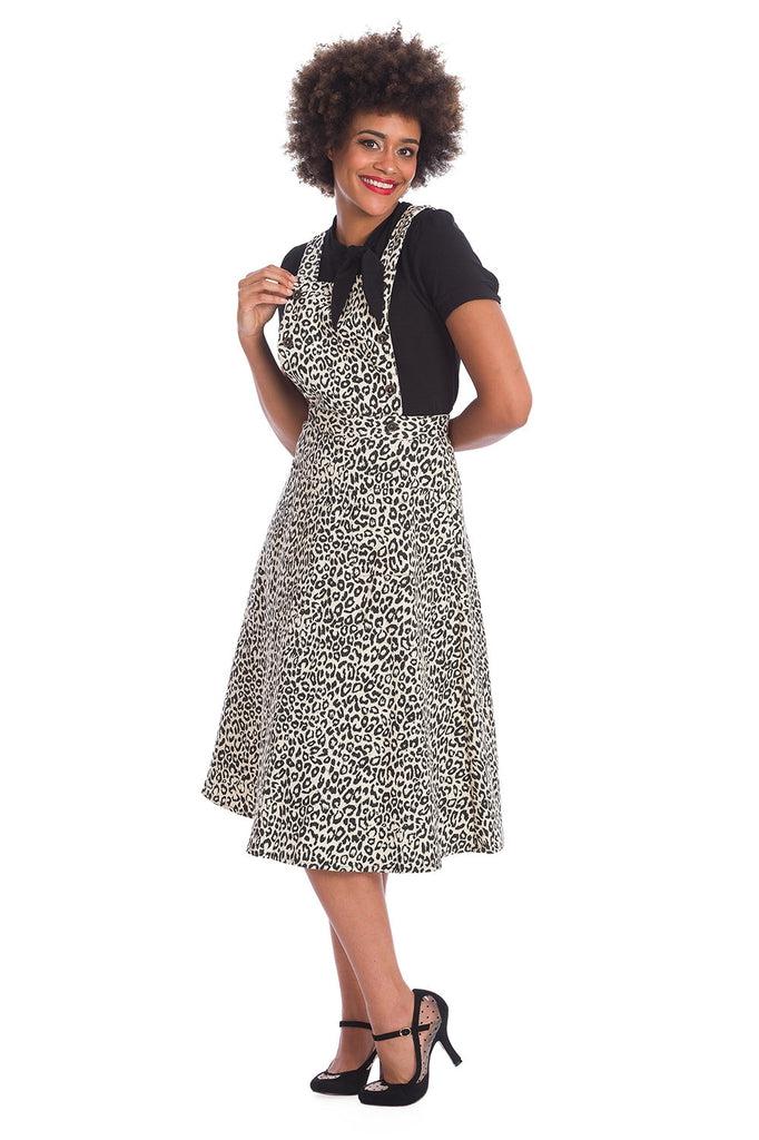 Wild Child Pinafore Dress-Banned-Dark Fashion Clothing