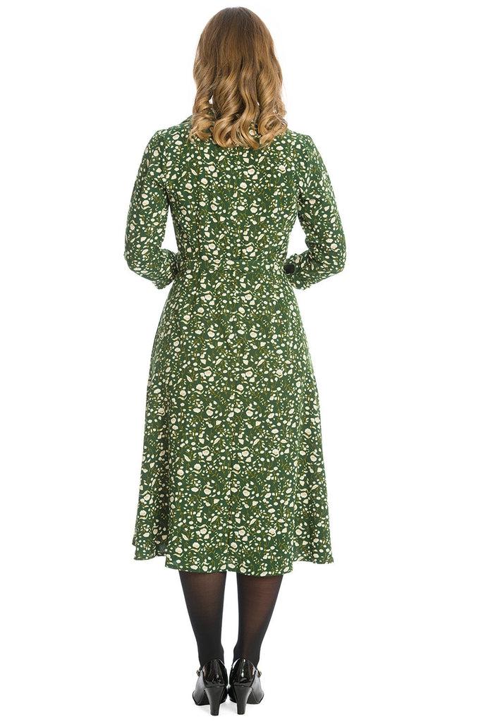 Winter Blooms Dress-Banned-Dark Fashion Clothing