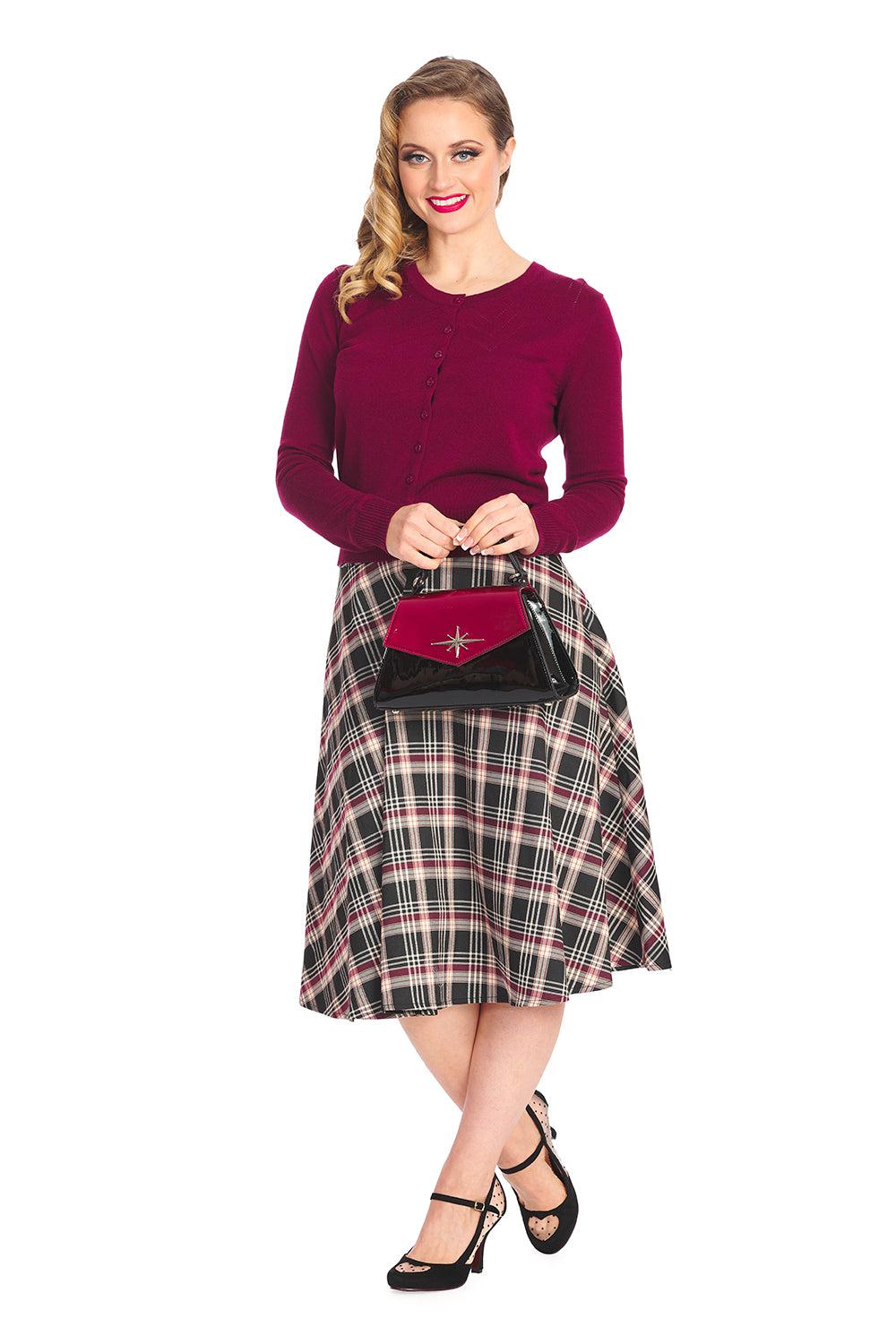 Winter Dreaming Swing Skirt-Banned-Dark Fashion Clothing