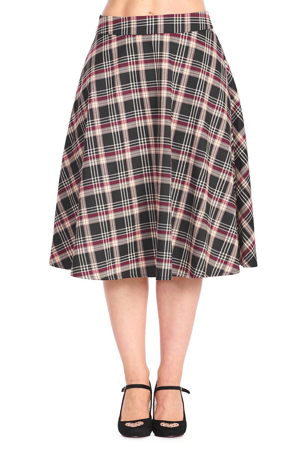 Winter Dreaming Swing Skirt-Banned-Dark Fashion Clothing