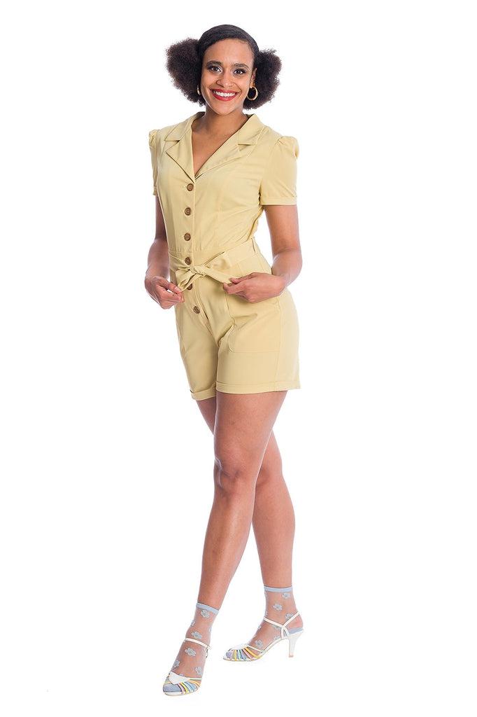 Women Rule Playsuit-Banned-Dark Fashion Clothing