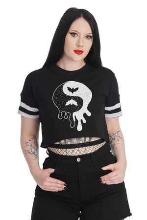 Yin Yang Master Cropped Top-Banned-Dark Fashion Clothing