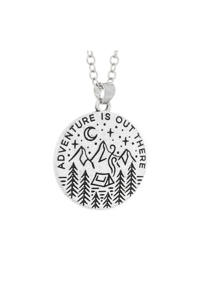 Adventure Is Out There Outdoor Scenery Pendant and Necklace - Amaya-Dr Faust-Dark Fashion Clothing