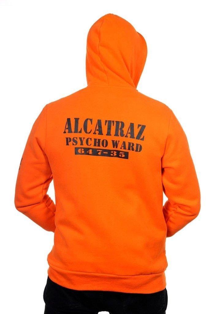 Alcatraz Men's Hoody-Banned-Dark Fashion Clothing
