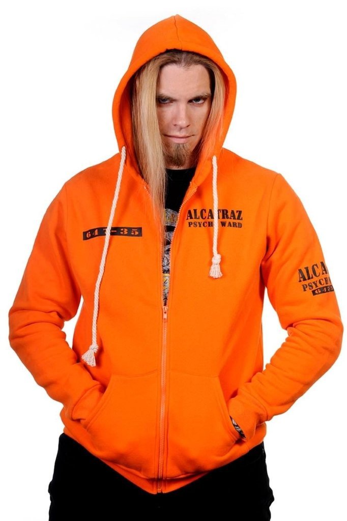 Alcatraz Men's Hoody-Banned-Dark Fashion Clothing