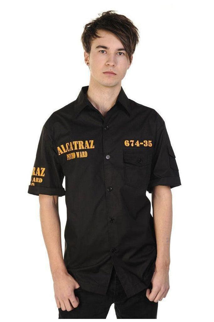 Alcatraz Shirt-Banned-Dark Fashion Clothing