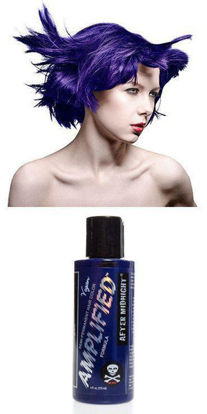 Amplified Semi-Permanent Hair Colour - After Midnight-Manic Panic-Dark Fashion Clothing