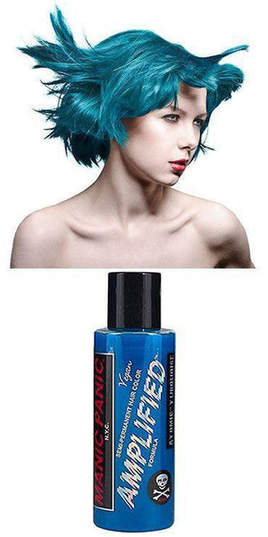 Amplified Semi-Permanent Hair Colour – Turquoise-Manic Panic-Dark Fashion Clothing
