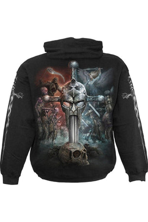 Apocalypse - Hoody Black-Spiral-Dark Fashion Clothing