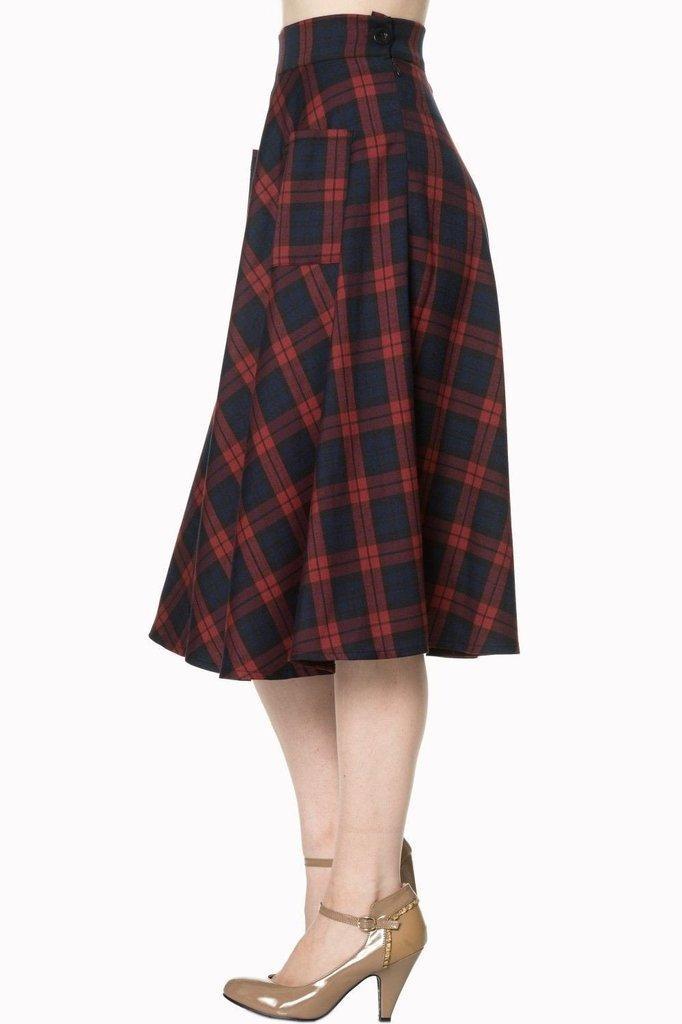 Apple Of My Eye Skirt-Banned-Dark Fashion Clothing